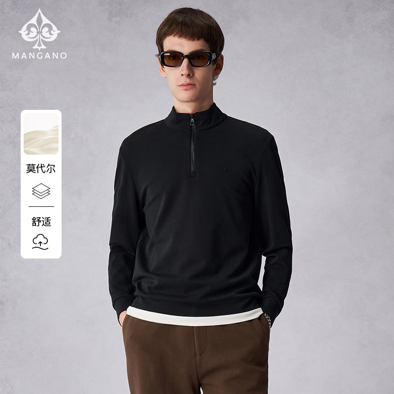 曼加龙秋冬新款男士卫衣长袖T恤