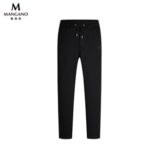 Mangano曼加龙 2024秋冬新款纯色基础百搭休闲裤男街头抽绳运动裤