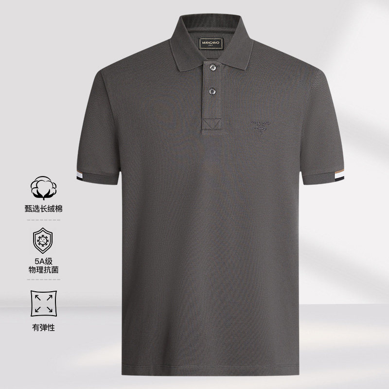 【5A抗菌长绒棉】Mangano曼加龙25夏季短袖男士商务POLO衫纯棉T恤,男装,Polo衫,淘宝优惠券,粉丝福利购,淘宝优惠卷
