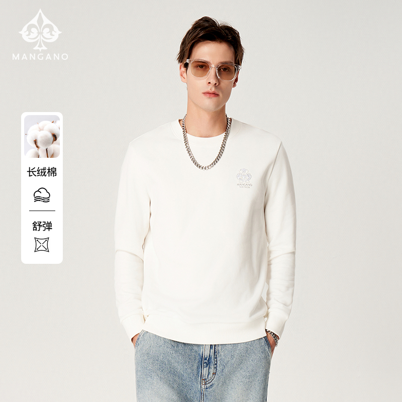 曼加龙秋季新款时尚男士长袖T恤