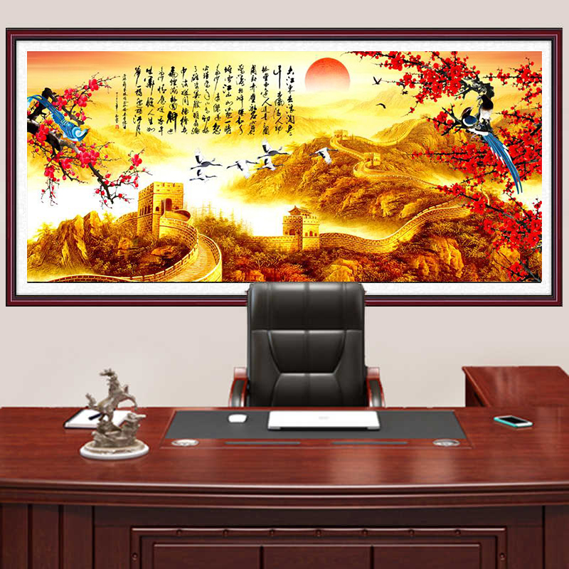 客厅茶室办公室装饰画一汇新中式