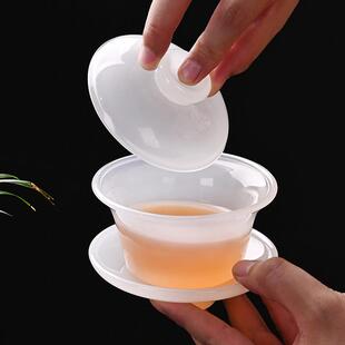 功夫茶具琉璃三才盖碗大号家用手工茶盖碗带盖子加厚不烫手手抓盖