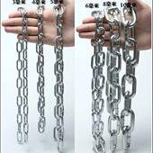 镀锌铁炼子防盗加粗狗炼焊接铁炼条锁吊炼晾衣晒被挂炼河道护拦炼