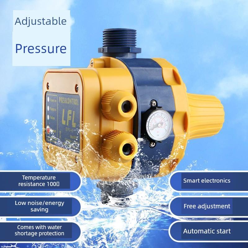 水泵智能控制器全自动抽水增压泵水流电子压力开关可调家用220v