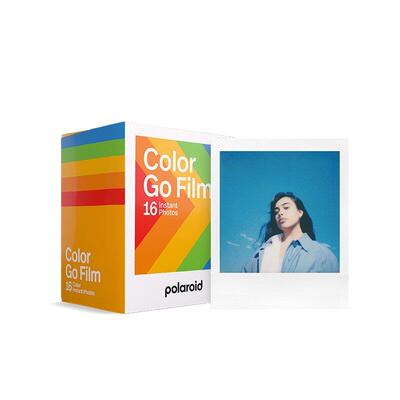 宝丽来Go迷雾紫边框相纸彩色白框黑框胶宝丽来GO片拍立得相纸