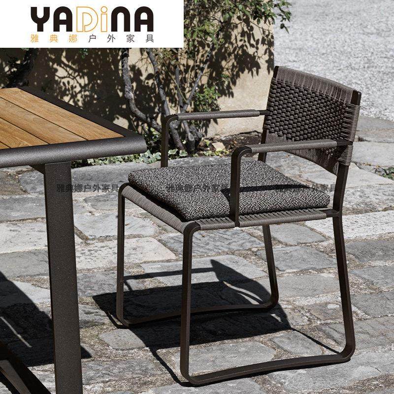 咖啡厅桌椅子组合户外休闲桌椅餐厅售楼部别墅庭院子室外家具组合