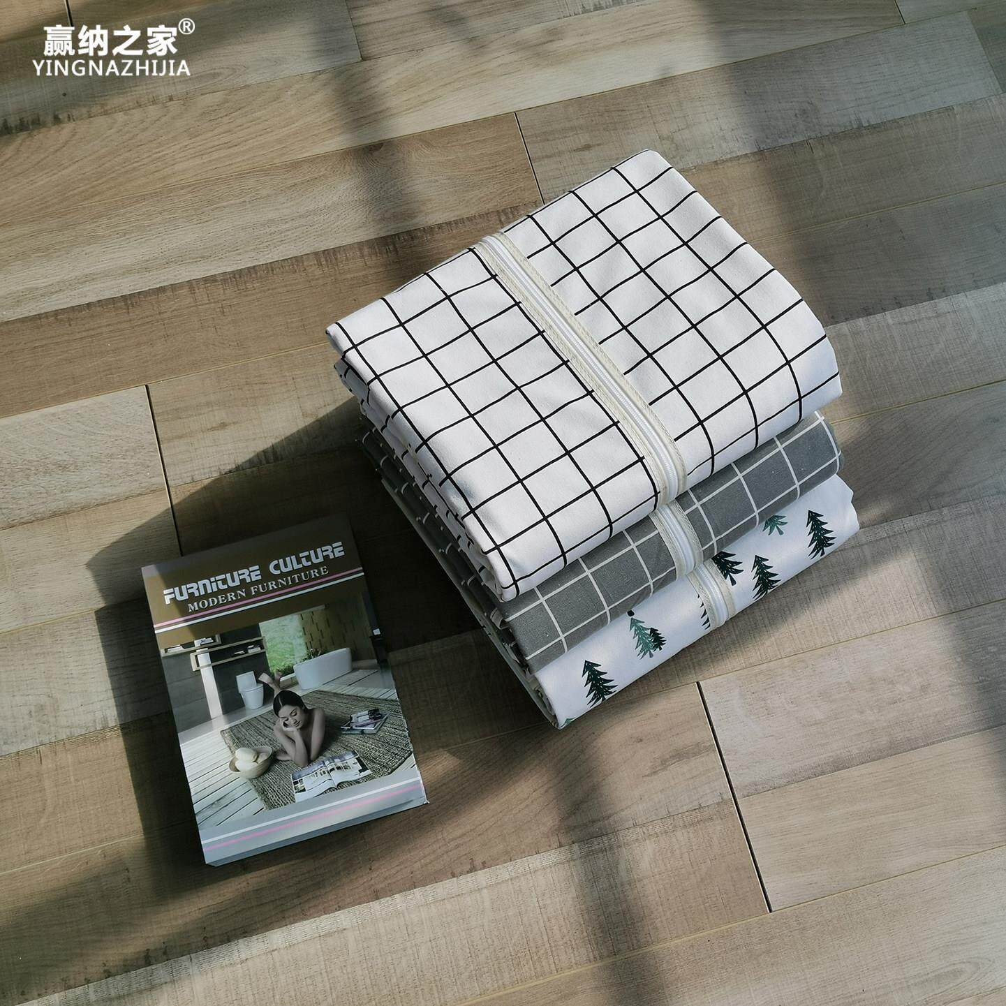棉麻布简易衣橱外罩空间大师衣柜布套美之高防尘罩干衣机套子定制