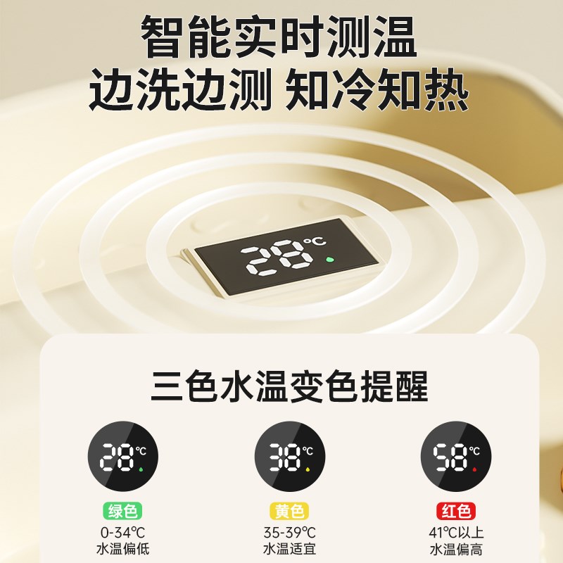 儿童洗澡桶宝宝泡澡桶婴儿洗澡盆大号浴桶可坐游泳桶家用小孩