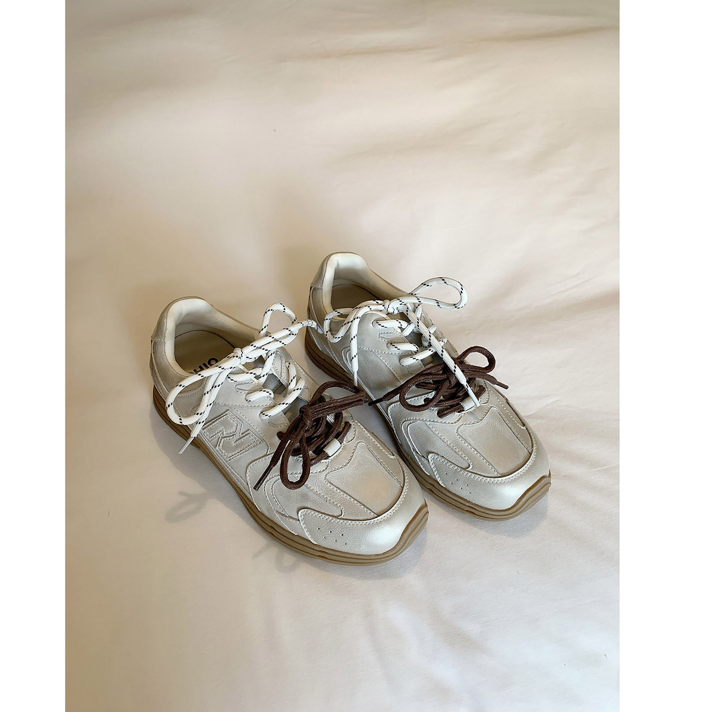 Chio2nd南风 休闲鞋女春秋复古韩系穿搭小众设计百搭平底运动鞋子,女鞋,时尚休闲鞋,淘宝优惠券,粉丝福利购,淘宝优惠卷