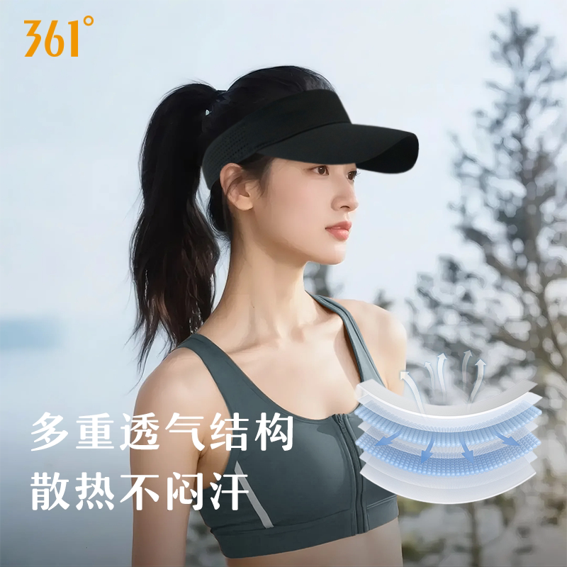 【UPF50+】361°正品户外运动帽图片