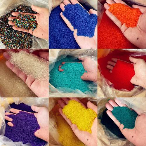 水弹专用7-8mm加硬水晶弹下供水弹通用吸水珠水弹散装按公斤