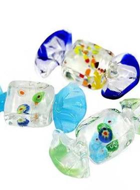 灯工工艺 糖果风格 糖果造型 彩色玻璃材质 玻璃工艺品 玻璃糖果