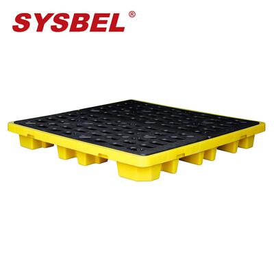 SYSBEL 聚乙烯四桶盛漏平台防渗漏平台 化学品防泄漏平台