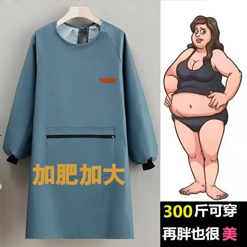 加肥300斤可穿宠物店防水围裙美容师工作服洗车店撸猫不粘毛抱狗