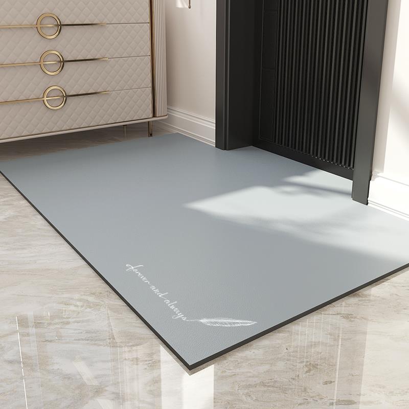 入户门地垫家用PVC皮革防水门垫免洗可擦耐脏进门地毯防滑脚垫子