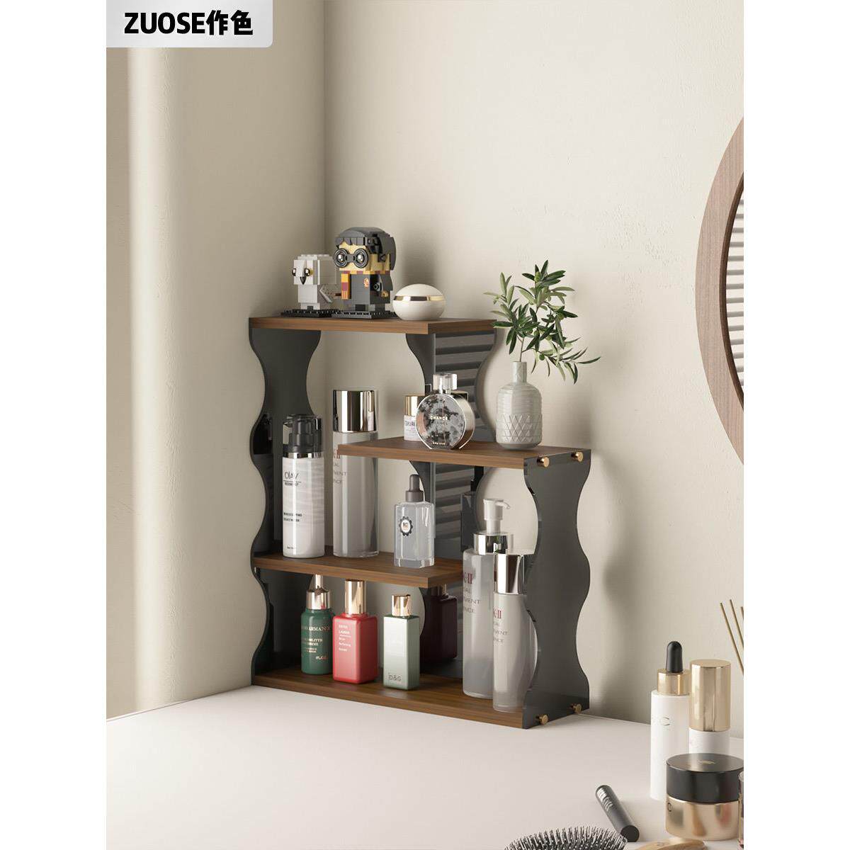 采购产品化妆品收纳盒，梳妆台，护肤品，香水收纳架，桌面亚克力