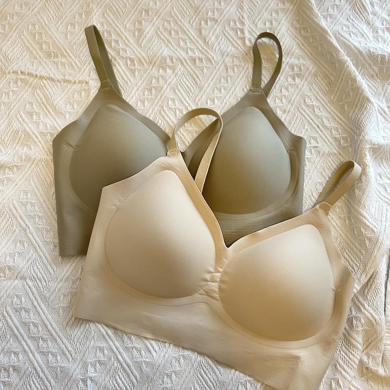 自穿舒适无压力！无痕一片式内衣文胸美背 无钢圈零束缚