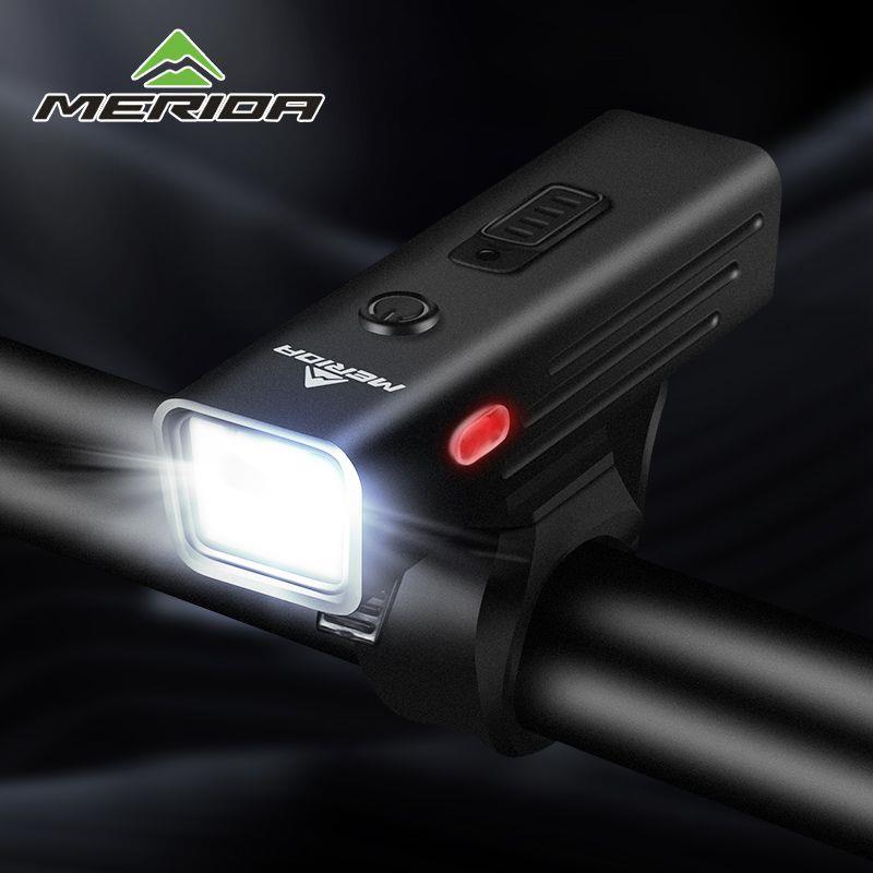 自行车灯夜骑强光手电筒USB充电前灯防水山地公路车装备