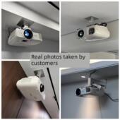 投影机吊装 支架壁挂式 天花板铝合金可调可收放激光投影机通用吊架挂墙可伸缩加厚