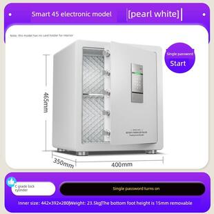 德国进口2025新款保险柜指纹输错5次报警全钢箱体衣柜嵌入式安装