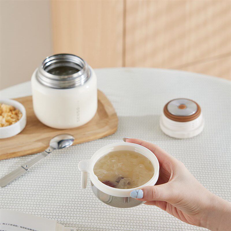 SENSO几简随行焖烧壶迷你便携保温烧杯不锈钢宽口500ml闷烧杯罐