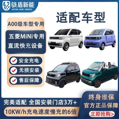 骇盾快充五菱宏光mini专用慢充改快充便携式充电桩转接头适用充电