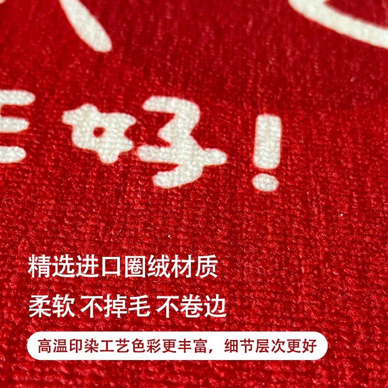 入户地垫高级感2023新款乔迁之喜龙年轻奢高端龙年红色防滑换鞋垫