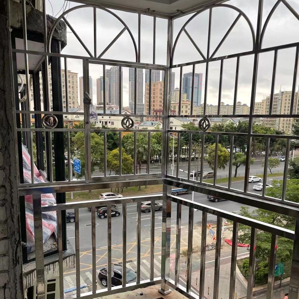 深圳防盗窗网304不锈钢防盗网护栏隐形防护网窗户封阳台飘窗雨棚