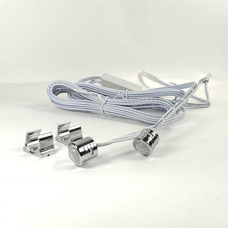 12V24V悬浮牀双头光控人体感应开关衣柜整体橱柜LED灯监视器红外