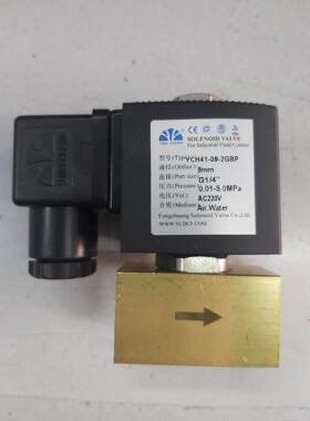 永创高压电磁阀YCH41-09-2GBP 压力0.01-5Mpa通径9MM 接口G1/4