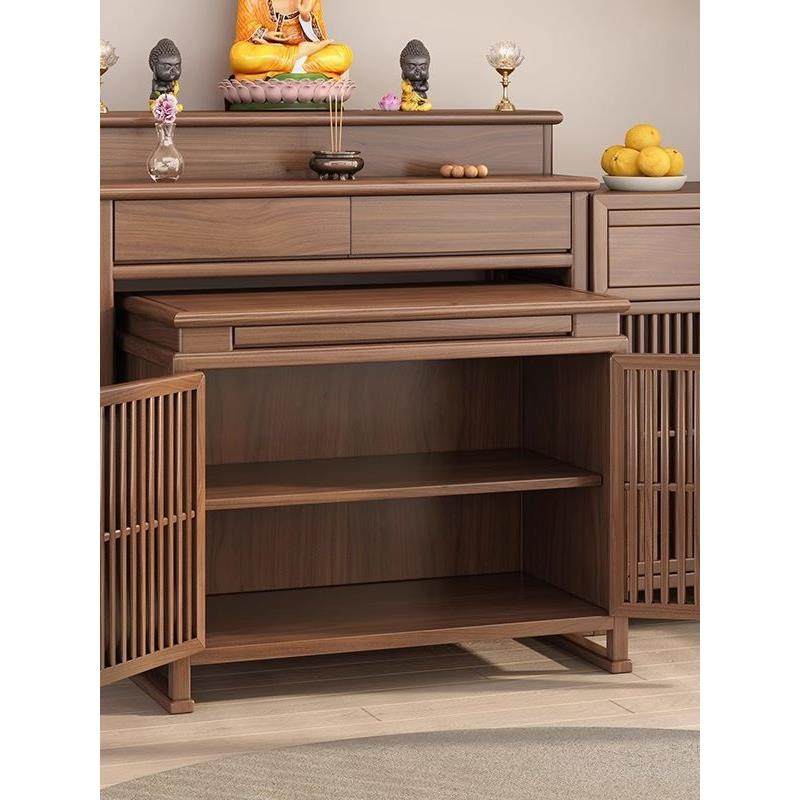 新中式北美黑胡桃木实木供桌香案台家用供奉神台财神柜供奉台佛台,住宅家具,供桌,淘宝优惠券,粉丝福利购,淘宝优惠卷