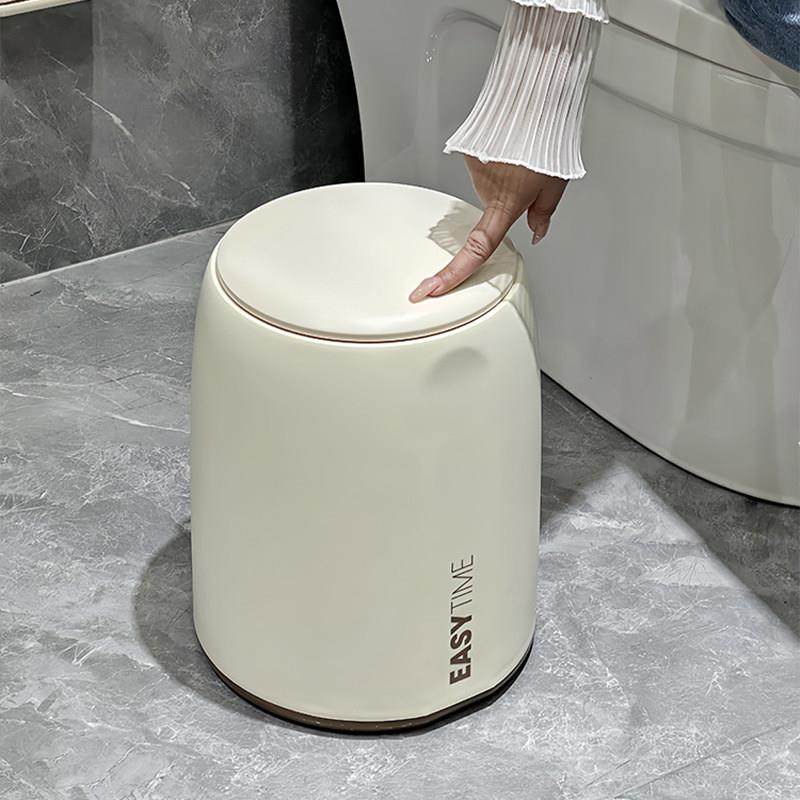 化妆室垃圾桶带盖子大容量家用客厅纸篓轻奢高档厨房卧室厕所卫生