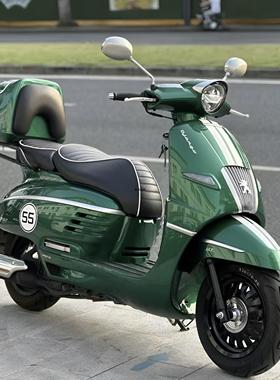 适用于标致姜戈Django150摩托车后尾箱踏板车尾箱复古储物箱尾架