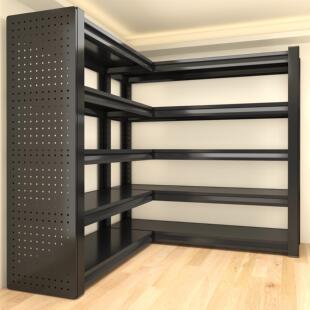 家用L型90度转角多层置物架仓库拐角货物架子一体靠墙阳台置物架