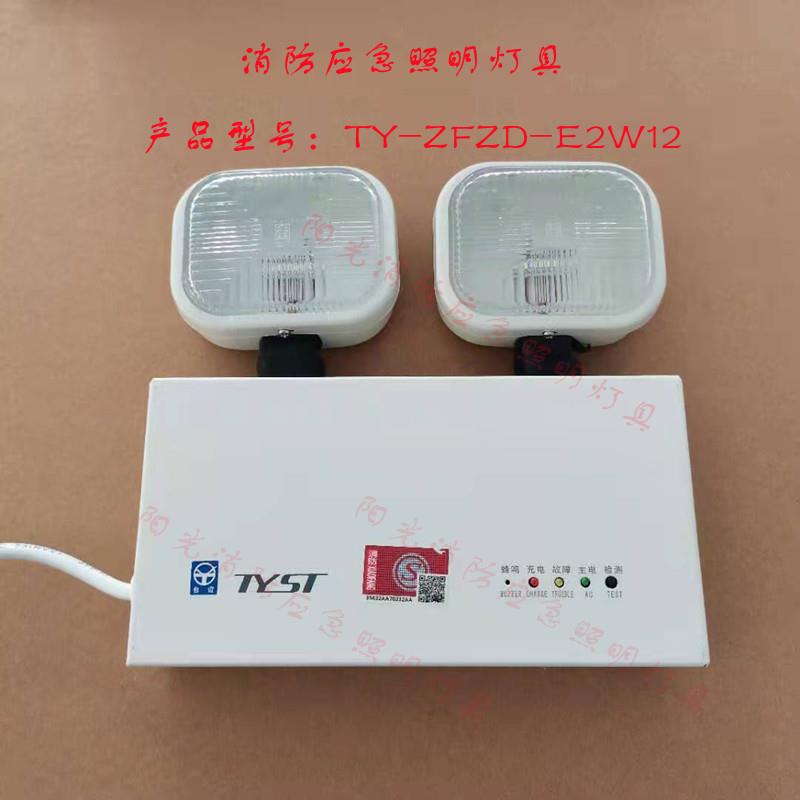 TYST浙江台谊消防应急灯TY-ZFZD-E2W12双头灯LED应急照明灯新国标