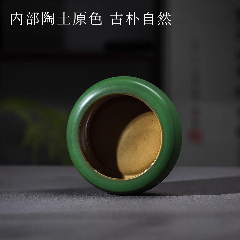 梅林笔庄陶瓷水盂笔洗砚台书法专用国画用品文房四宝多功能笔洗缸
