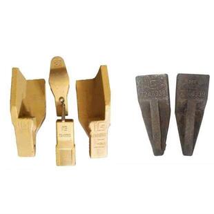 龙工 柳工50C装载机铲车铲齿斗齿 铲尖铲牙 齿根 高锰钢耐磨齿套