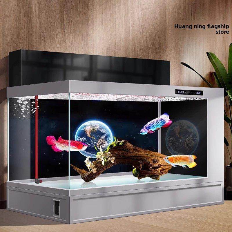 新型特殊锦鲤地板水箱双过滤鱼缸客厅公司大中型生态水免换定制水,宠物/宠物食品及用品,底柜/落地缸,淘宝优惠券,粉丝福利购,淘宝优惠卷