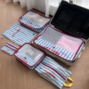 旅行收纳袋防水洗漱用品组织者手提箱贴身收纳袋服装鞋包装袋