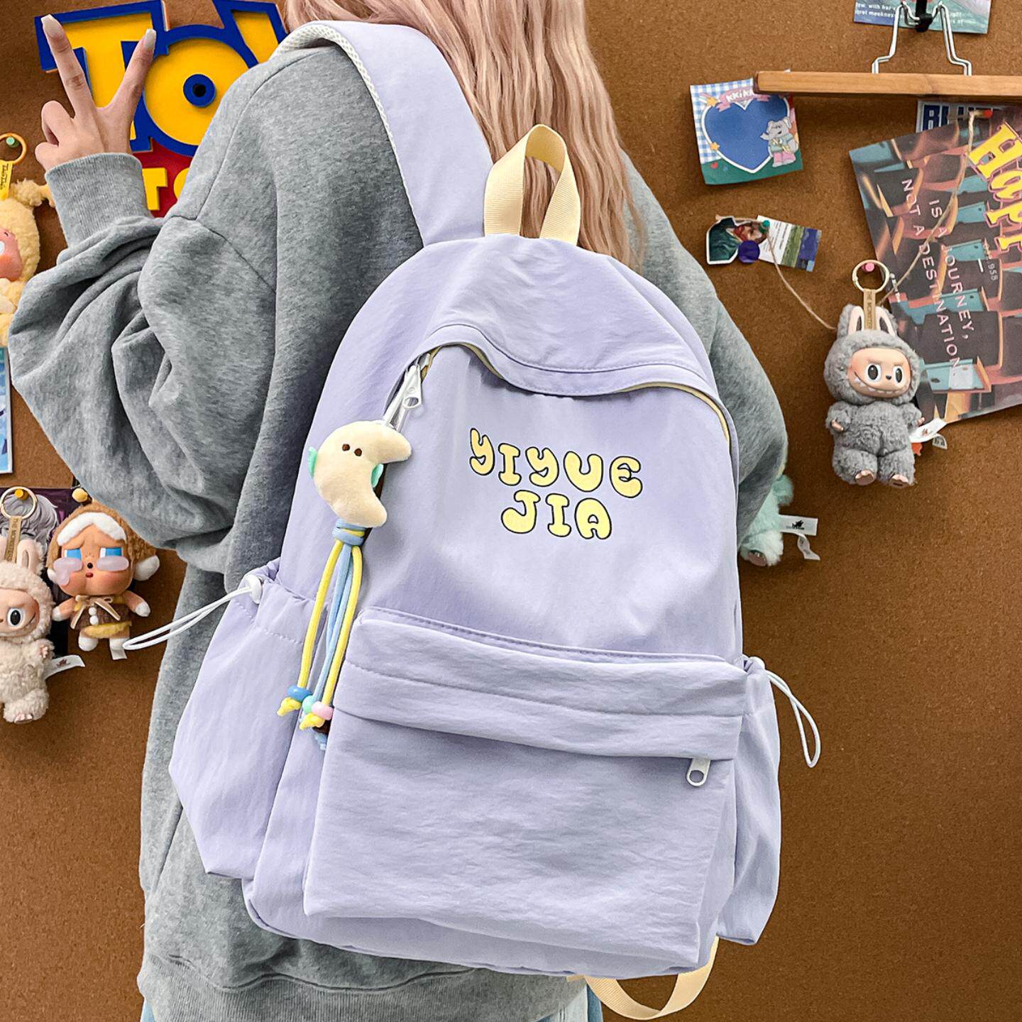 百搭男女通用外出旅行双肩包旅游出行大容量式轻便登山包