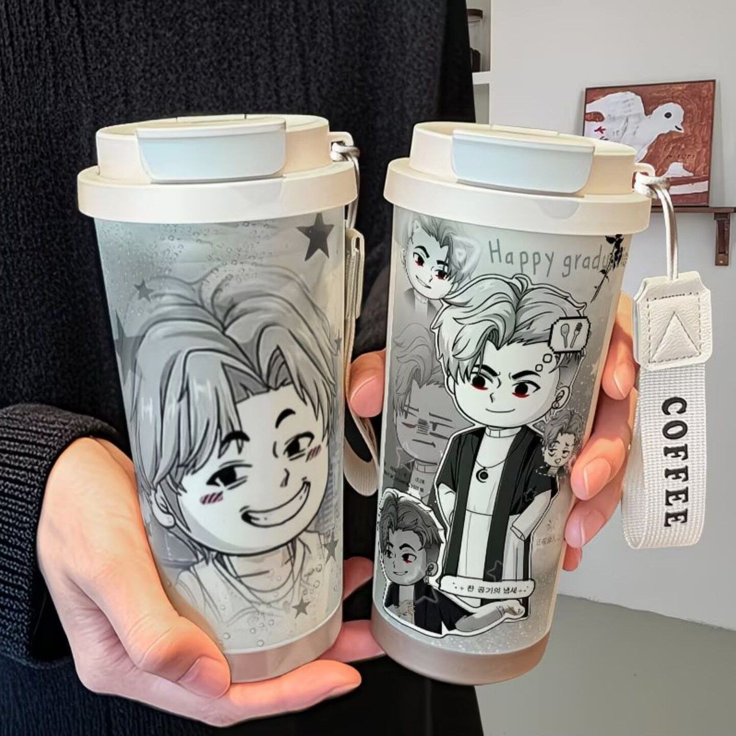 韩贝塔可爱周边保温杯316