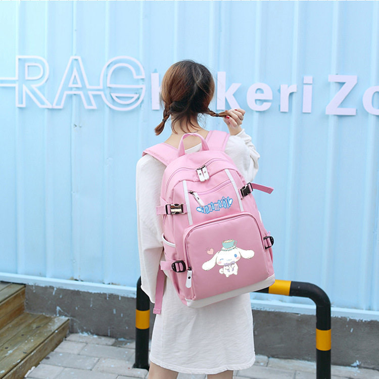 玉桂狗手办周边书包ins风简约女初中小学生三到六年级大容量韩版