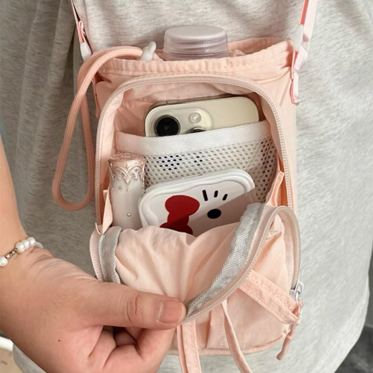 蝴蝶结手机包可爱甜美少女心