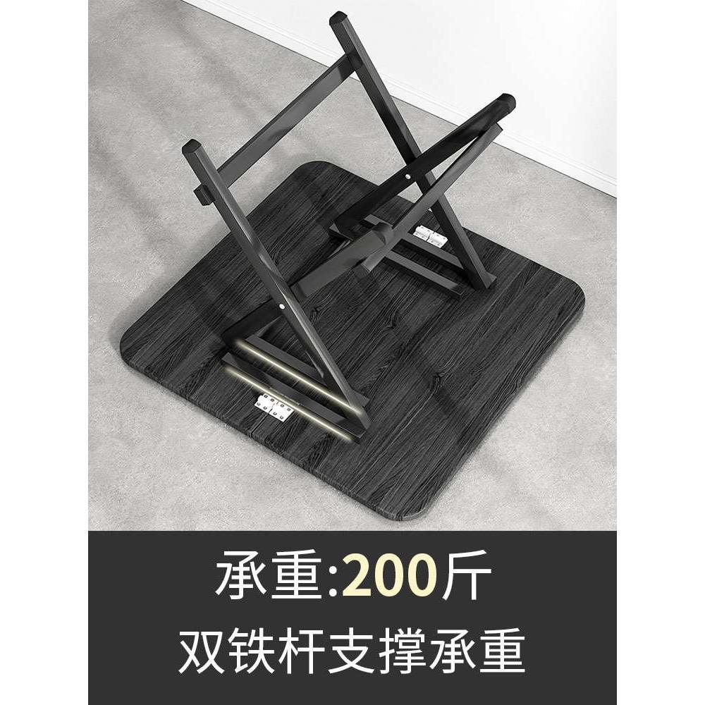 折叠桌餐桌方桌子家用简易1米吃饭桌90cm户外摆摊折叠桌椅小户型