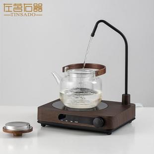 左茗右器全自动烧水煮茶一体机上水煮茶器煮茶炉家用电陶炉套装