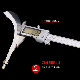 热销钓鱼水草镰刀头除草刀割水草刀割草器野钓锚刀钓位清理拉草器