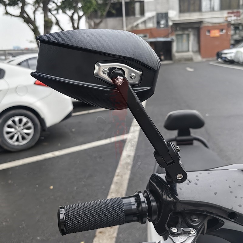 热销九号mi小牛后视镜AOS4PLUS加大版升级碳纤纹高清蓝光防眩目反