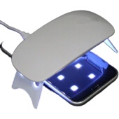 热销紫外线胶水UV固化灯钢化膜贴膜24W支架大功率烤灯水晶滴胶无