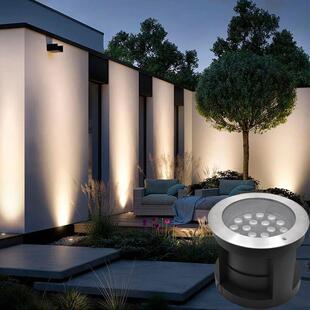 可调角度led地埋灯嵌入式埋地射灯户外防水地埋照树灯照明墙角灯