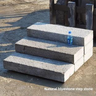 定制天然青石踏脚石防滑踏石花园房子庭院户外凿子古董铺路石